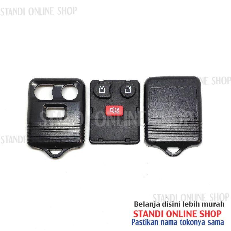 Casing Remote Key Shell Kunci Ford Ranger Escape 3 Tombol