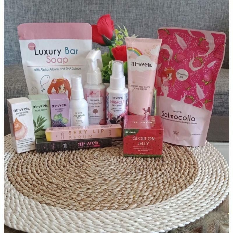 (READY FREE GIFT) ARVVEN BEAUTY /ARVVEN BODY SERUM / LOTION PENCERAH / BODY SERUM ARVVEN