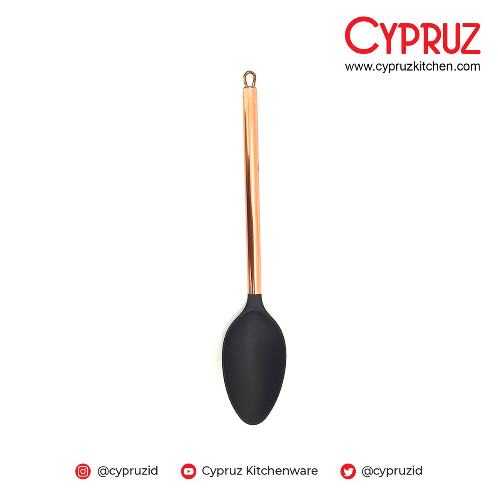 Cypruz Sendok Pengaduk / Kitchen Tool Mixing Spoon Rose Gold Series 33
cm AM-1023