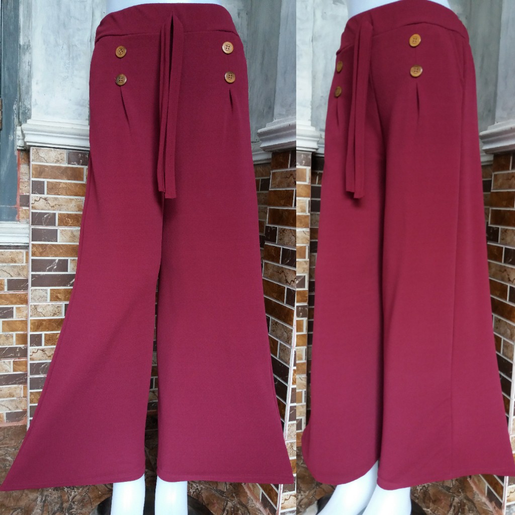 CELANA KULOT RIBBON PANJANG WANITA