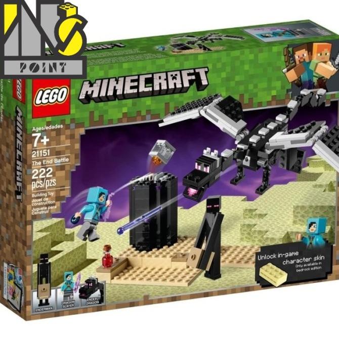 [Termurah] Lego 21151 - Minecraft - The End Battle [Mainan Anak Dan Bayi]