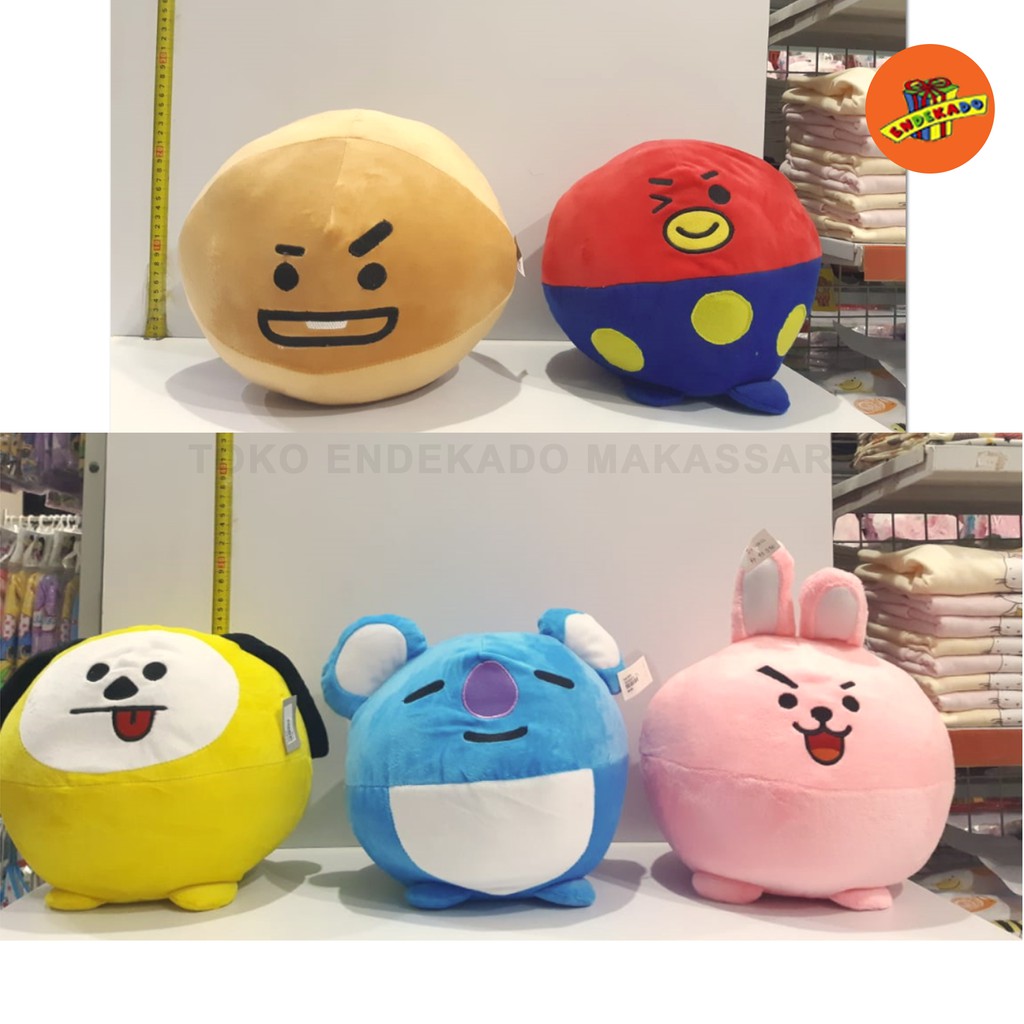 BONEKA BTS BT21 BALL - Boneka BT21 bola