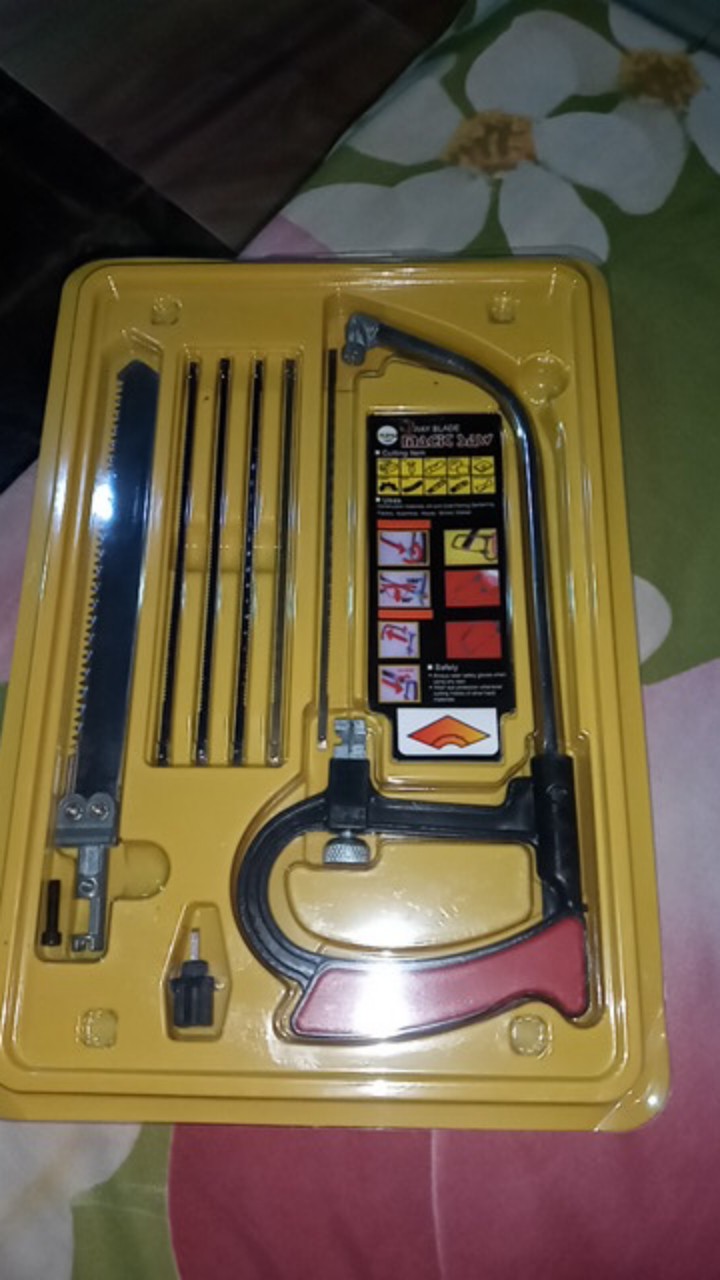 Gergaji Platinum Besi Metal Pvc Pipa Plastik Saw / Gergaji Multifungsi Set 3 Way Blade Magic Saw