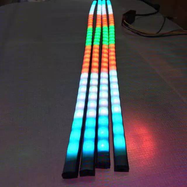 Led Dashboard Bagasi Mobil Nyala Warna Warni 4 Baris 60cm