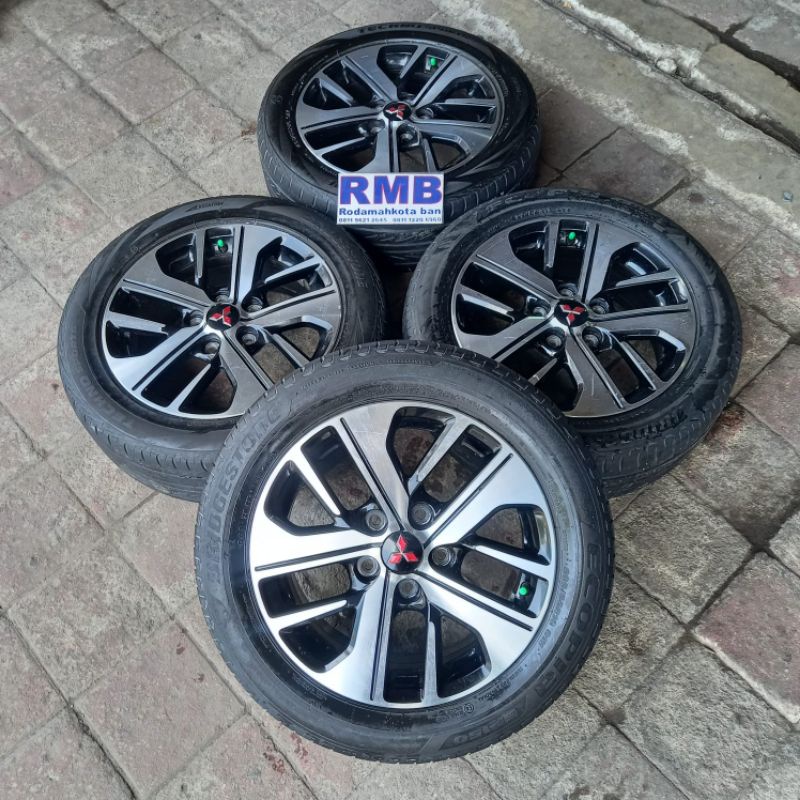 VELG BEKAS MOBIL OEM BALENO RING 16 + BAN BISA BUAT AGYA CALYA VIOS COROLA