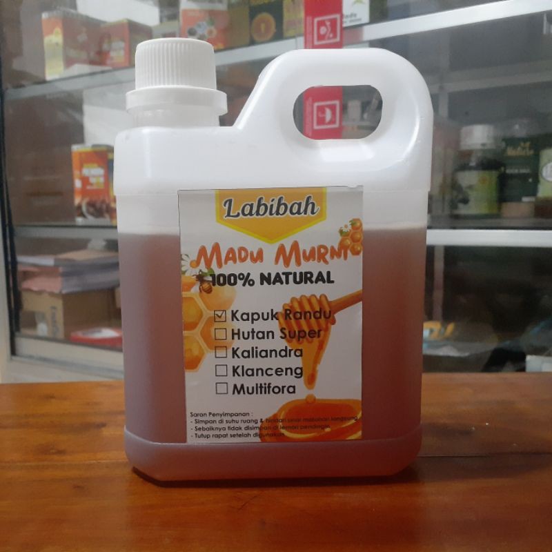 

[ Isi 1000 GR ] Labibah Madu Murni 100% Natural | Raw Honey Nextar Kapuk Randu