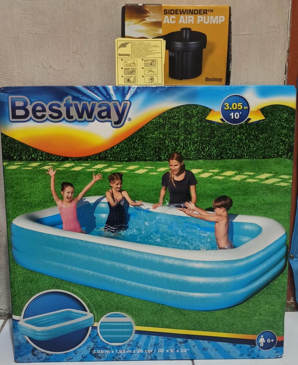 Bestway 62056 Pompa Angin Elektrik Listrik