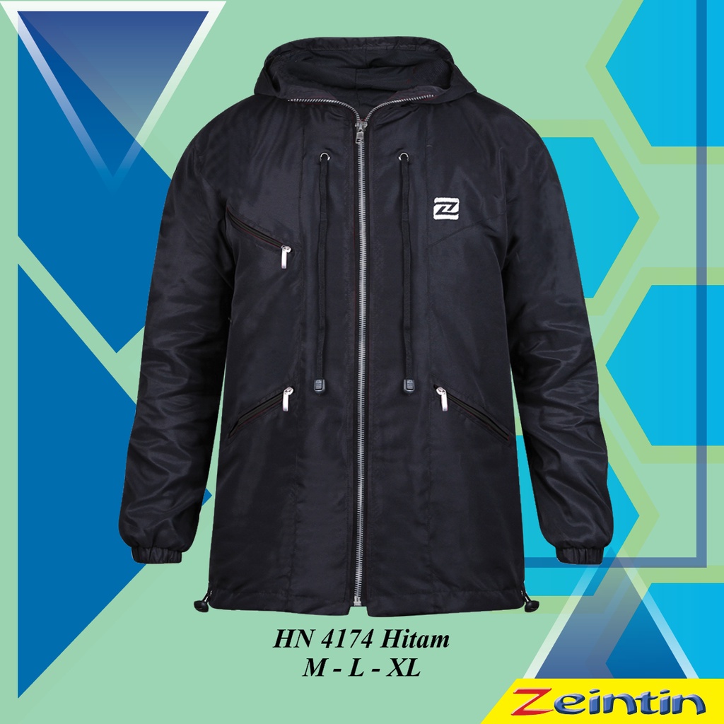 Zeintin - Jaket Pria Sweater Pria Hoodie Fashion Pria Kasual Bahan Nylon Tebal Original Zeintin HN