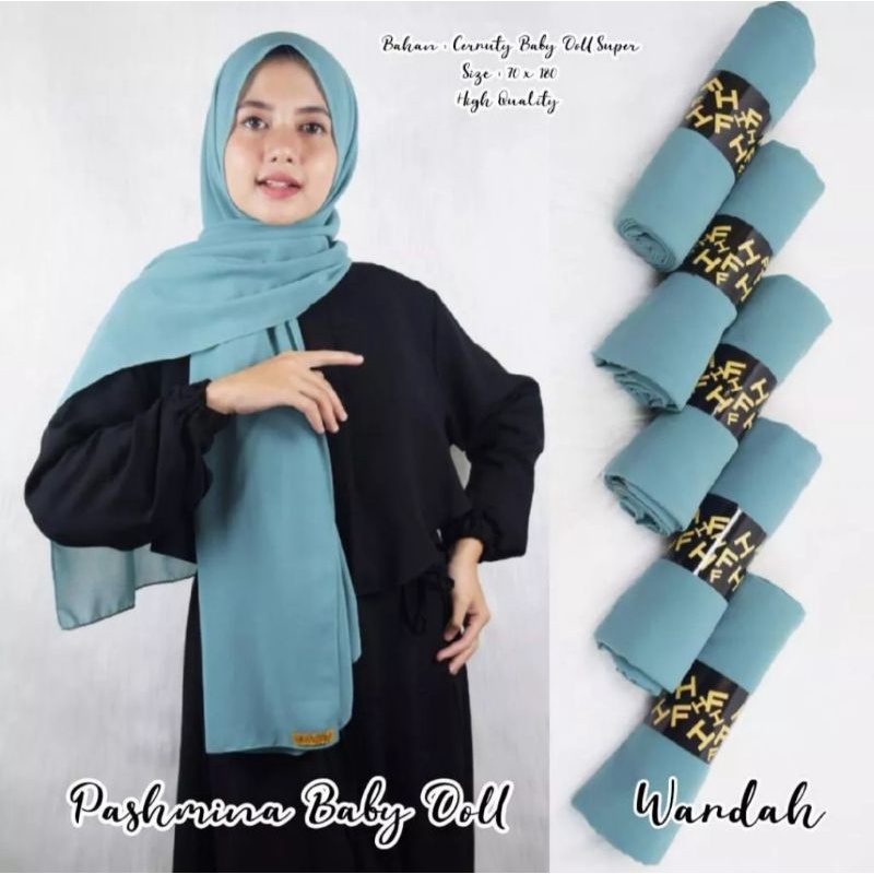 Pashmina CERUTI BABY DOLL Armani Exclusive - BIRU WARDAH