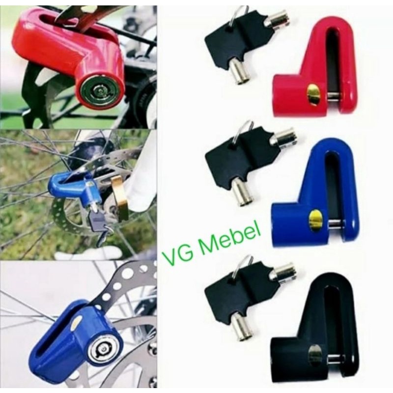 Gembok cakram - Gembok pengaman sepeda motor