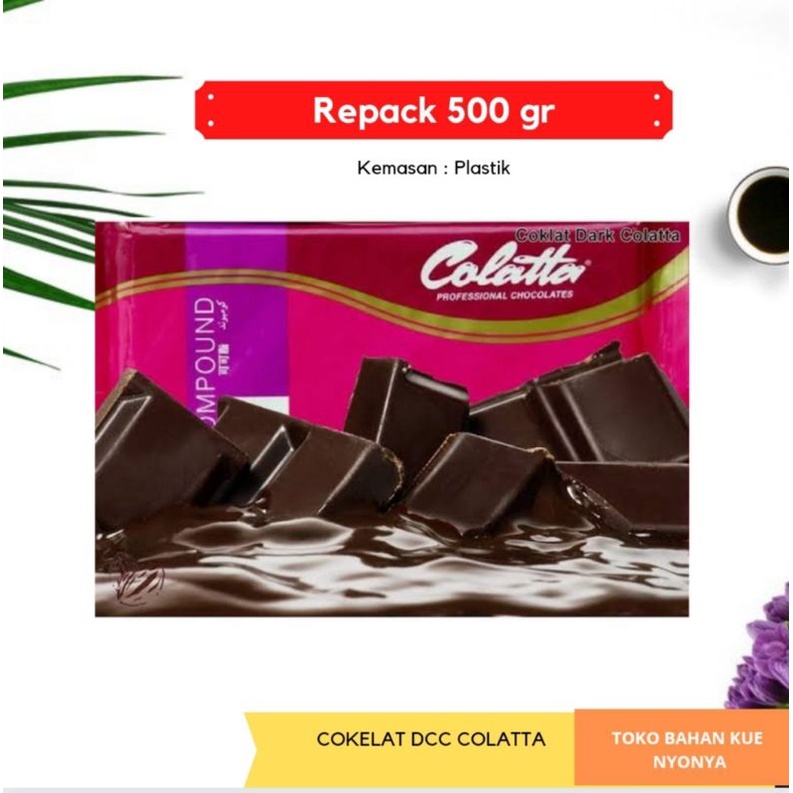 

COKLAT COMPOUND DARK COLATTA 500gr