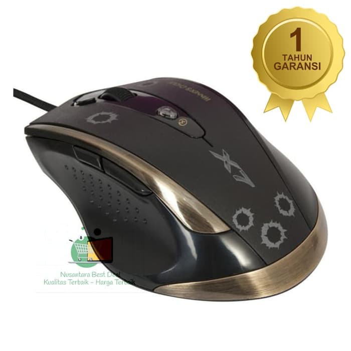 JUAL A4Tech Gaming Mouse X7 F3 V-Track Macro Onboard-Memory Original MURAH