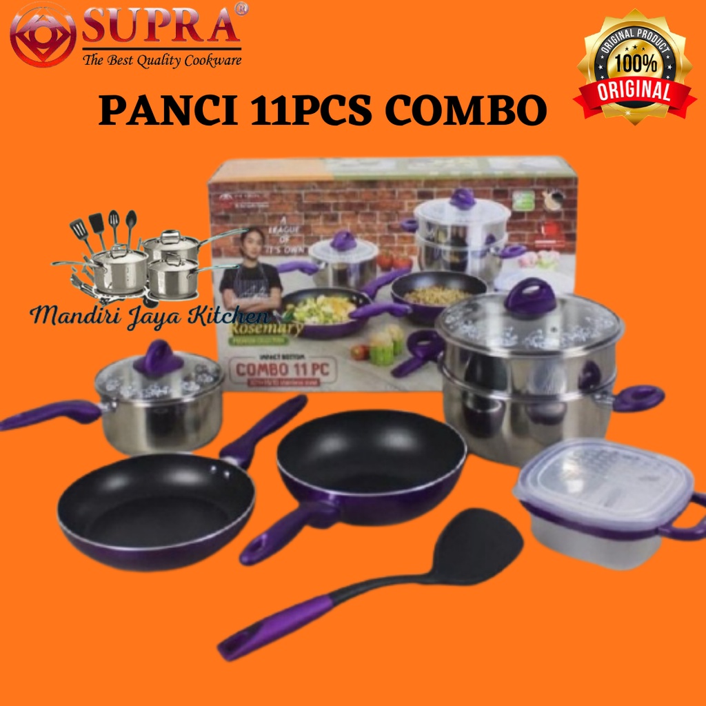 Panci Set Supra 11pcs COMBO