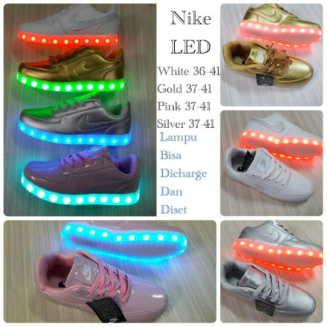 Sepatu Cewek Nike Woman Lampu LED