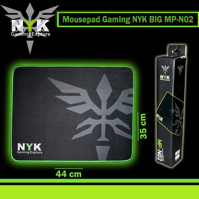 MOUSEPAD MOUSE PAD LAMBARAN MOUSE Gaming NYK MP-N02 BLACK