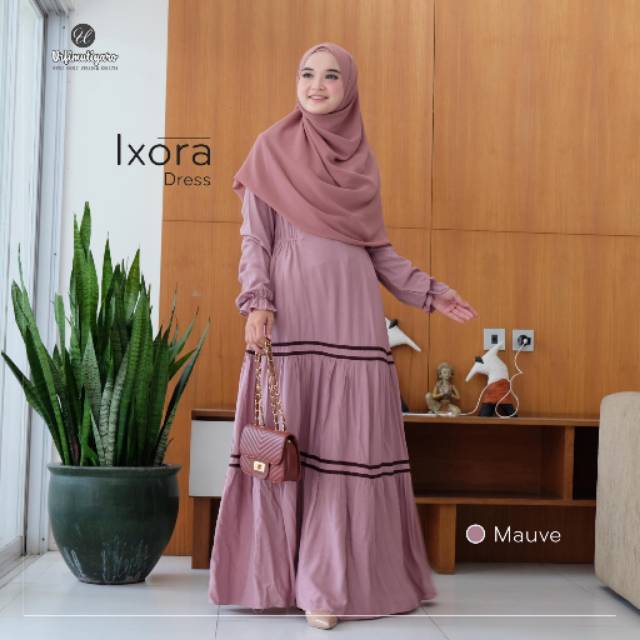 IXORA DRESS BY URFITMUTIYARO / GAMIS DAILY / GAMIS RAYON VISCOSE PREMIUM