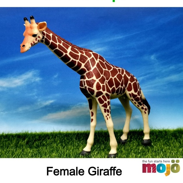 Female Giraffe Animal Figure / Miniatur Mainan Jerapah Betina by MOJO