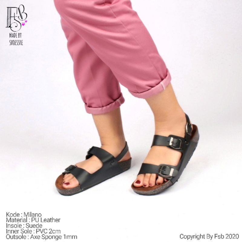 Fsb - MILANO Sandal Birken Wanita Model Tali