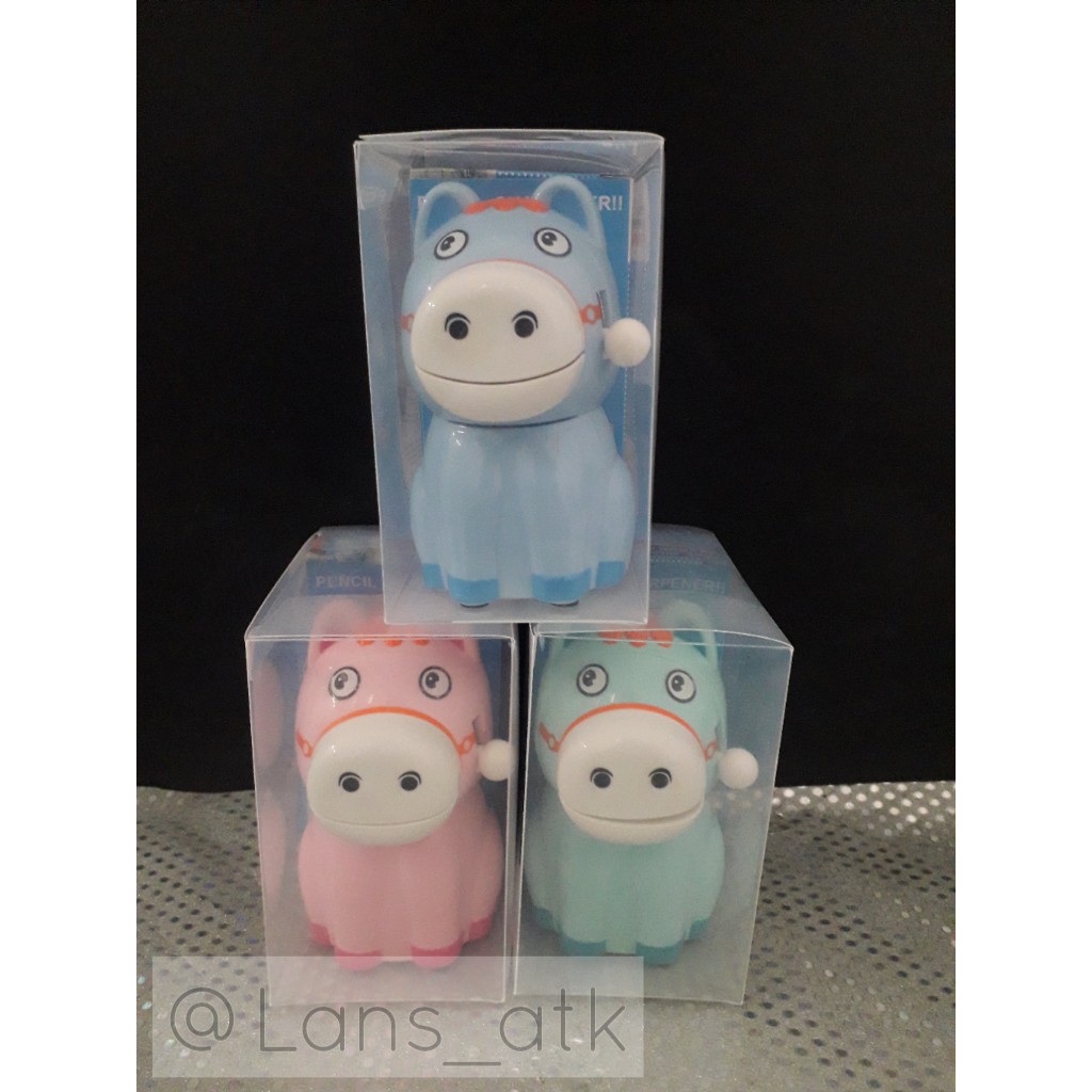 

RAUTAN PENSIL MOTIF HORSE 0055 / PENCIL SHARPENER KARAKTER/RAUTAN MEJA