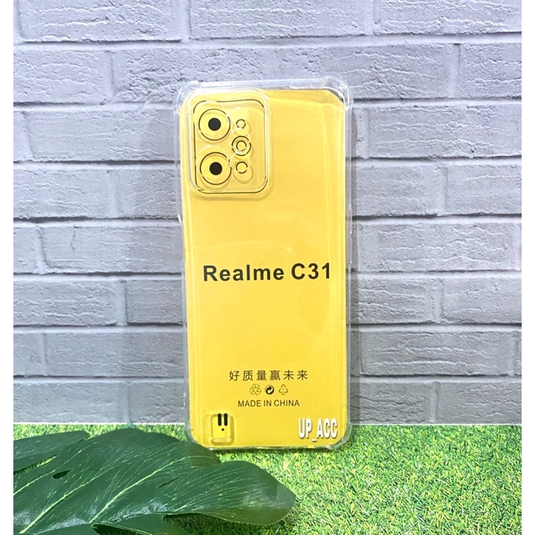 REALME C31 C35 C20 C30 Anticrack Softcase / Anti crack Bening silikon Tpu