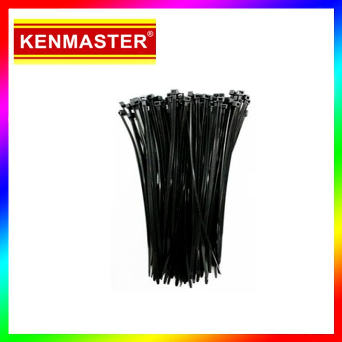 Kenmaster Nylon Kabel Ties 15 cm Cable Tis 3 x 150 mm 200 pcs Hitam