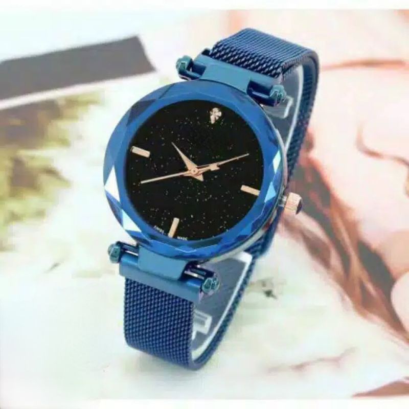 jam Tangan Wanita Diyoor Magnetic Mata Satu case Rosegold D427 Ready 4 warna