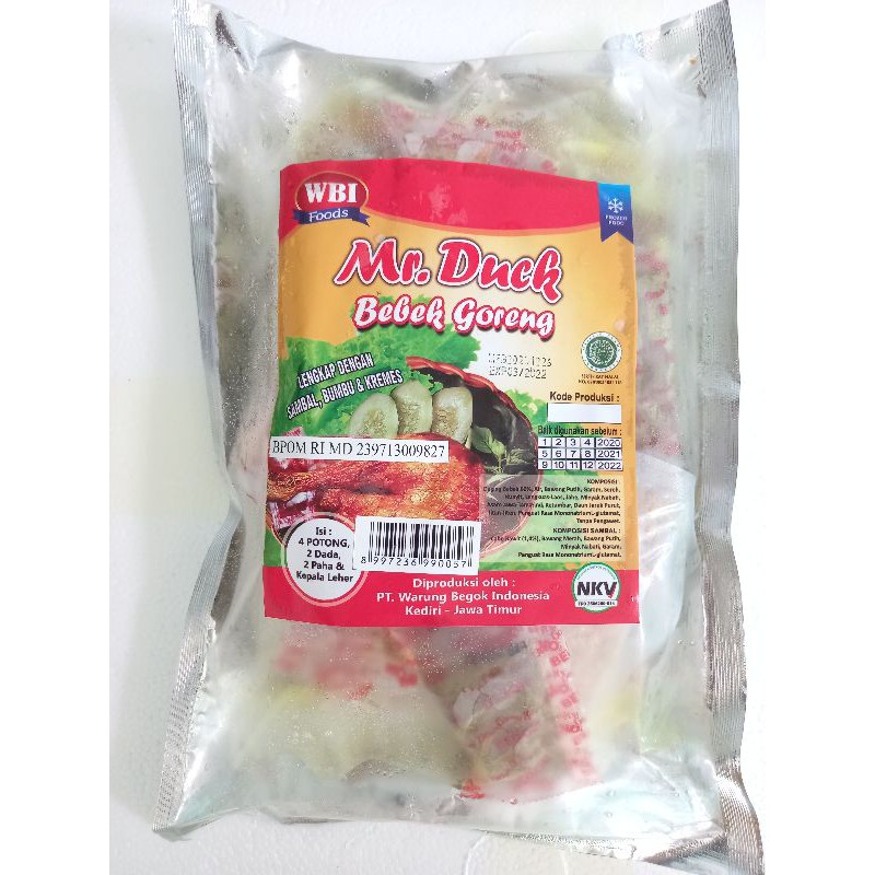 

Bebek Goreng Utuh Mr Duck 600gr