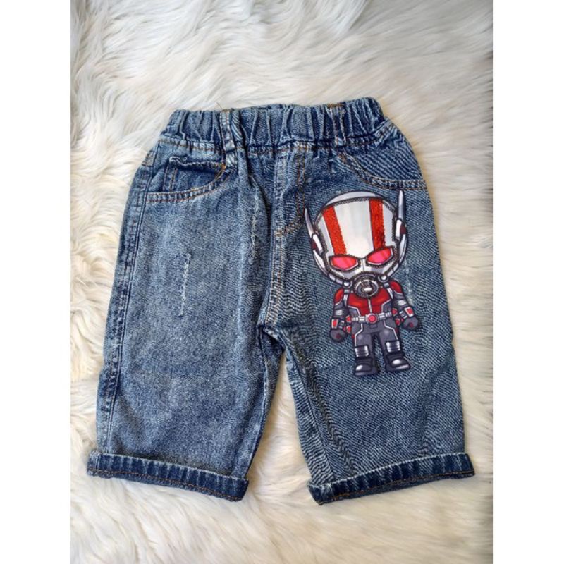 SONTOG JEANS LED (NYALA) SUPERHERO/SONTOG JEANS ANAK