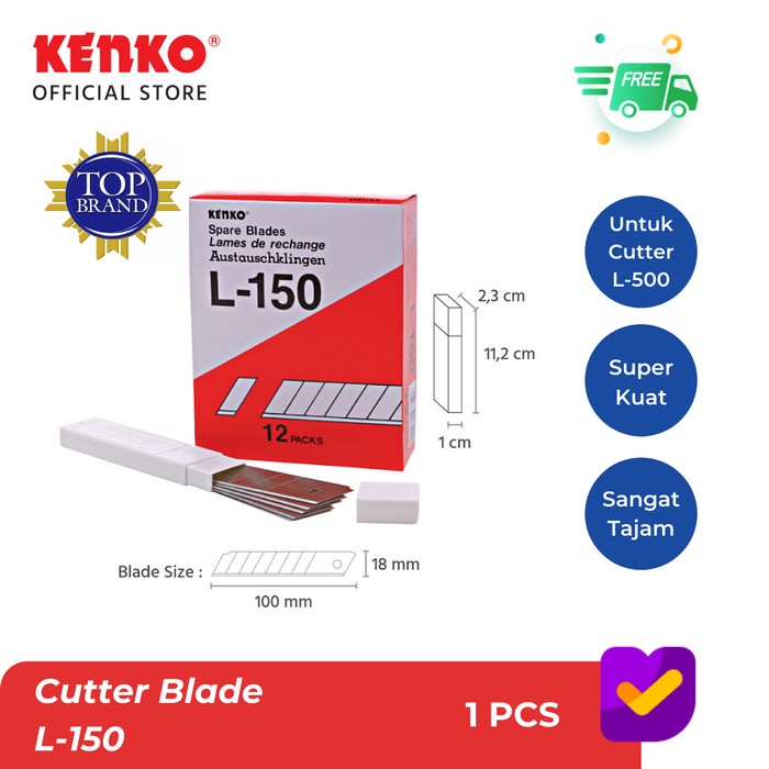 

KENKO CUTTER BLADE L-150 (18 Mm)