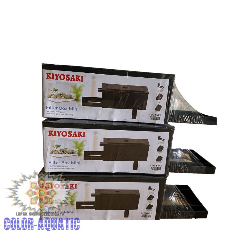 Box kosong mini kecil aquarium kiyosaki top filter box