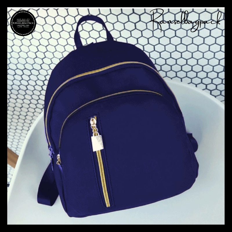 Tas Ransel Wanita - Tas Sekolah Kuliah Kerja Traveling Model Fashion Korea Stylish Anti Air Terbaru Murah Kekinian Backpack Multifungsi Punggung Bahu Kualitas Bagus Import Lokal Original Perempuan Cewek