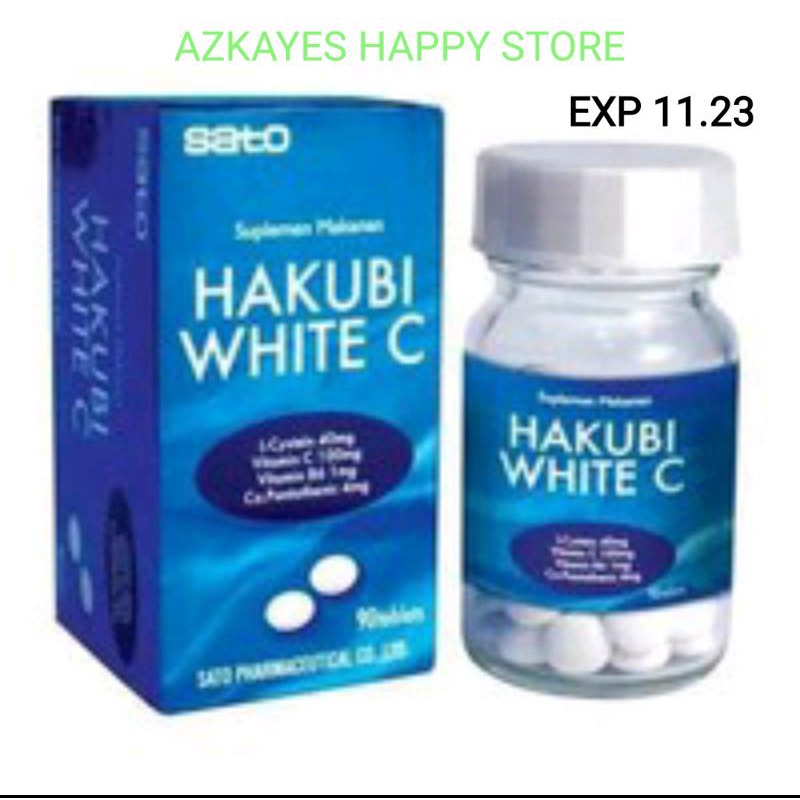 Hakubi White C Suplemen Pemutih Kulit 90 Tablet***ORIGINAL***