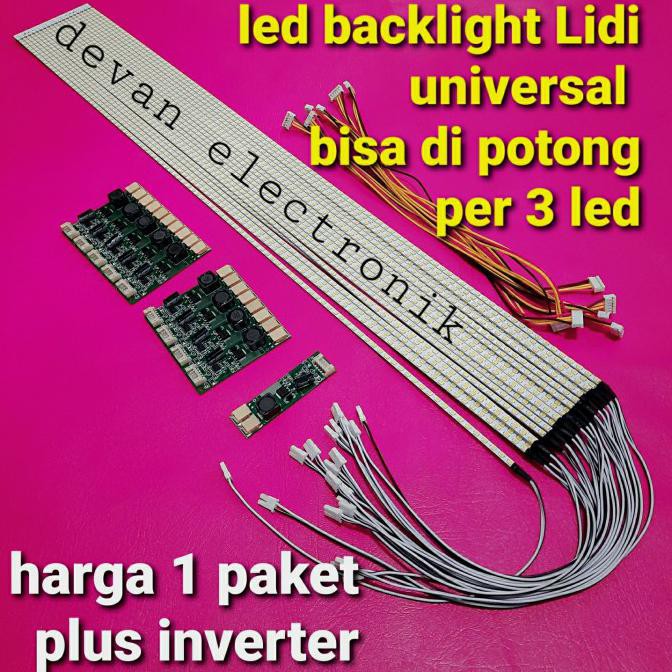 Ready&Siapkirim Backlight Tv Led Lidi Strip Universal Multi Plus Inverter Lampu Tv Led