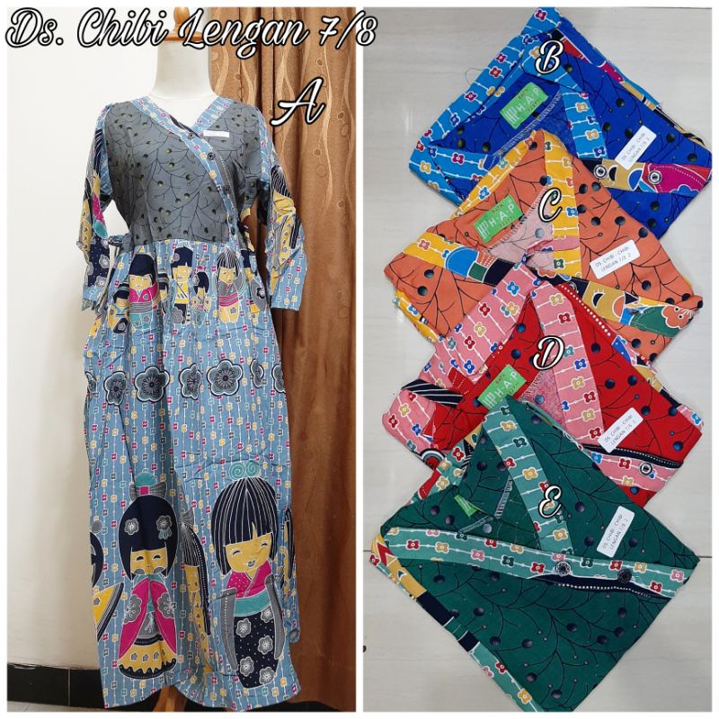 Daster HAP Chibi lengan 7/8