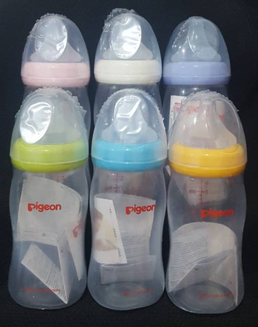 ECER...!! Pigeon Botol PP Wide Neck 240ml / Botol Susu Wide Neck Tanpa Kotak Pigeon