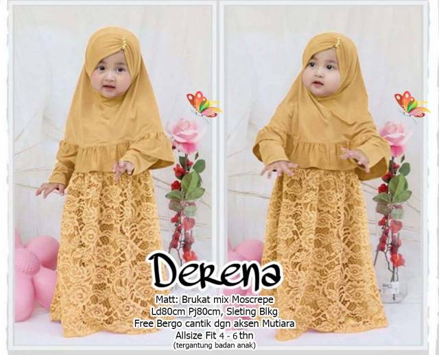 KID DERENA 6 warna