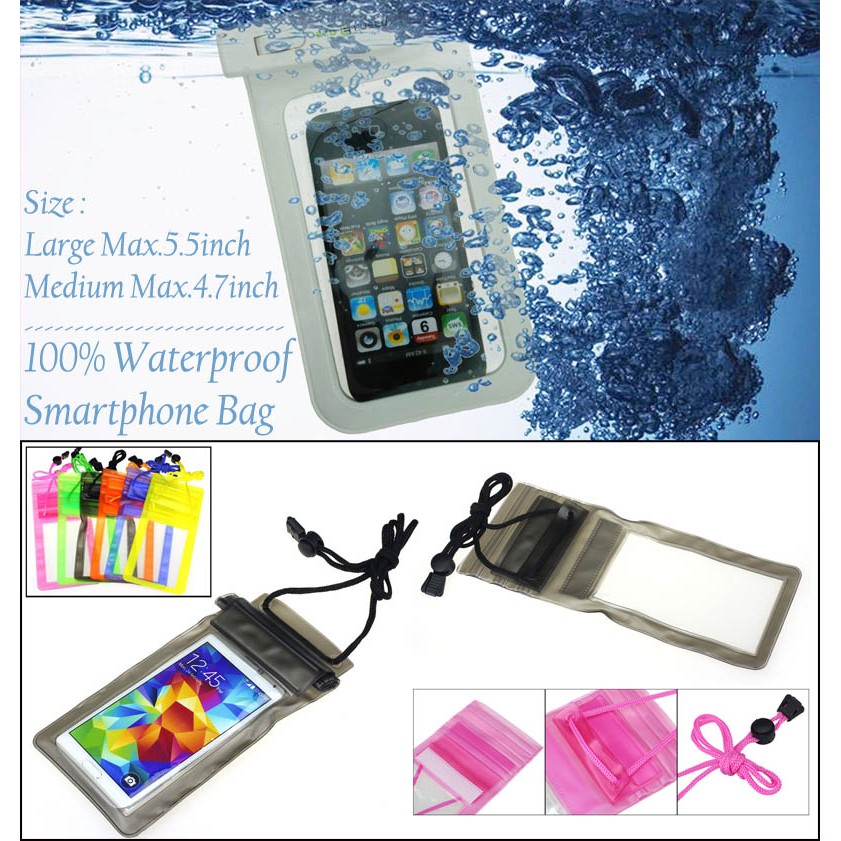 Waterproof handphone / sarung anti air Ukuran XL