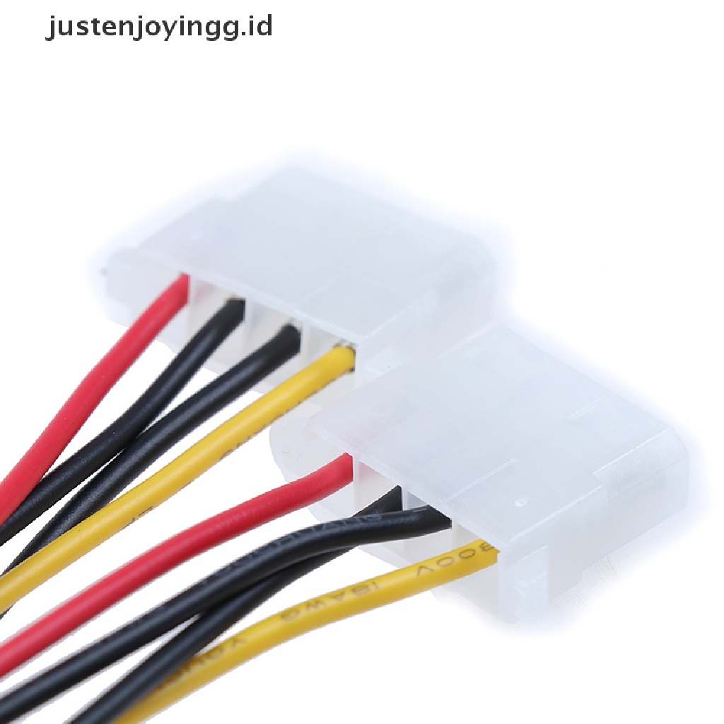 Justenjoyingg.id / 15Pin SATA male Ke double 4 pin molex female ide hdd power Hard Drive