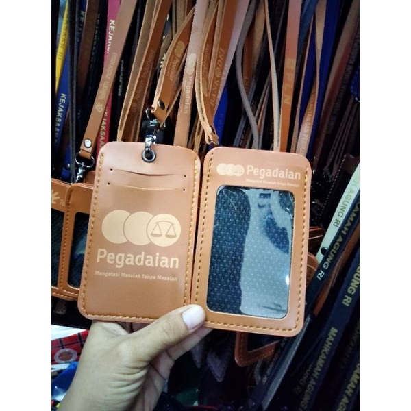 

Nametag id card Holder Pegadaian