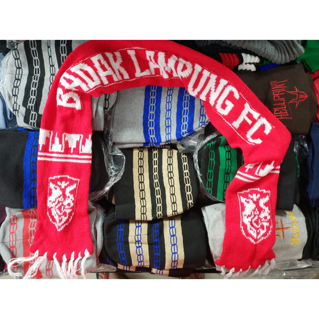 Syal PERSIJA PERSIB PERSIPURA AREMA  SEMENPADANG  PSM MADURA BALI SRIWIJAYA PERSITA PSIS BADAKLAMPUN