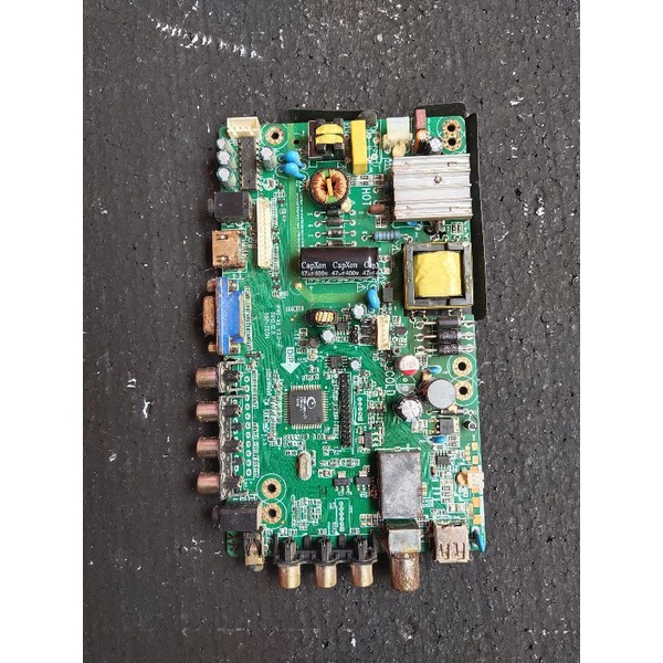 MB - MAINBOARD - MESIN TV LED SANKEN SLE-241HDJ - SLE241HDJ - 241HDJ