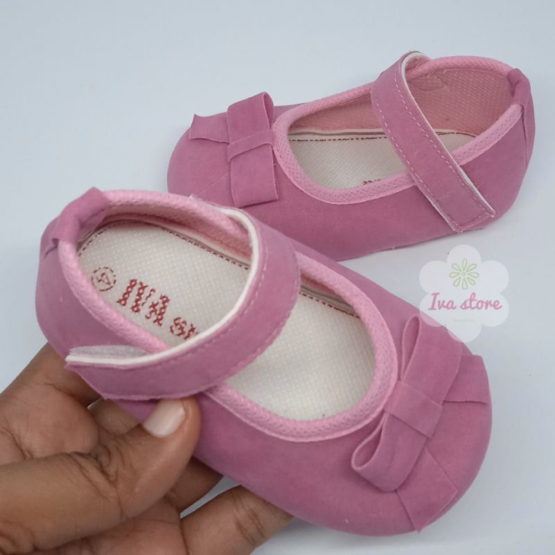 Sepatu bayi perempuan bayi gendong 0-12 bulan