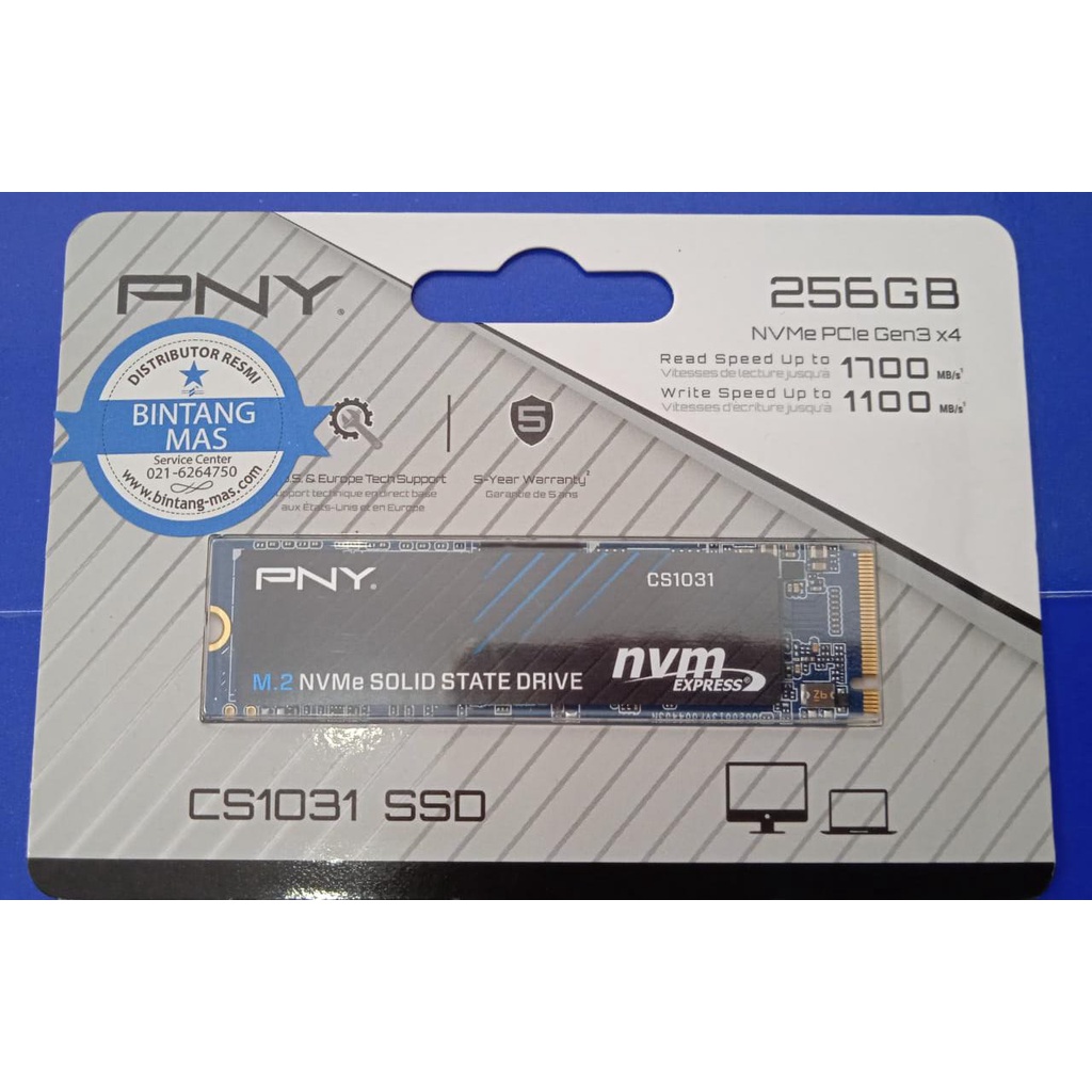 SSD PNY CS1031 NVMe M.2 256GB