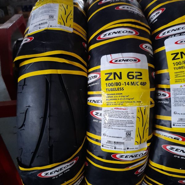 Ban motor matic Zeneos ZN62 100 80 14 tubeless