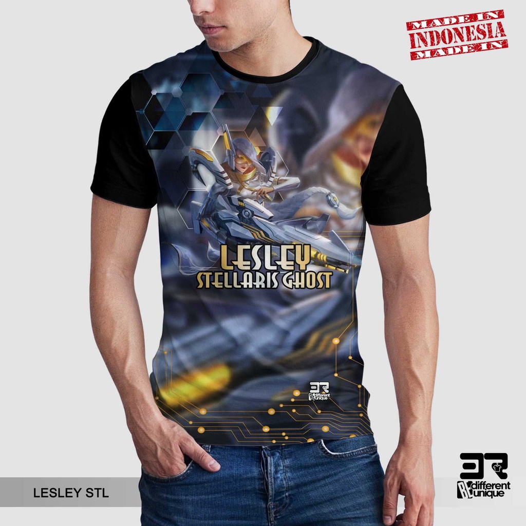 [ COD ] KAOS PRINTING GAMBAR GAME MOBILE LEGEND LESLEY - BAJU DISTRO ORIGINAL GAMBAR MOBILE LEGENDS 