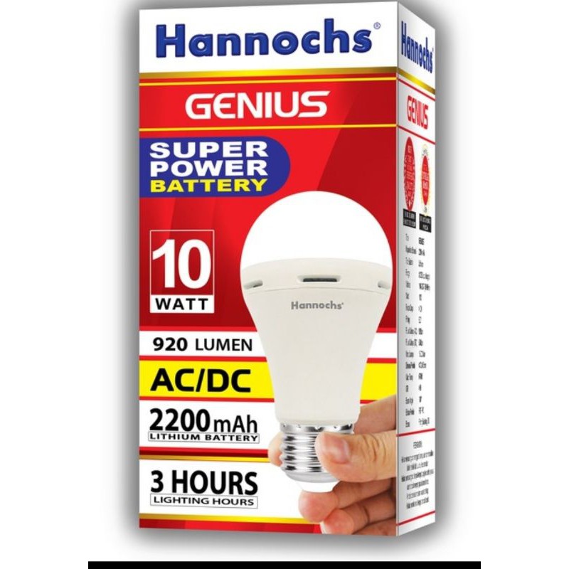 Lampu emergency Hannochs Genius 10w