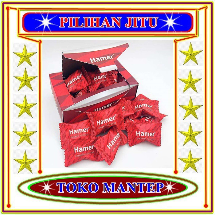 [TERLARIS]     HAMMER CANDY ORIGINAL HAMER PERMEN HERBAL OBAT STAMINA PRIA KUAT 1 BOX