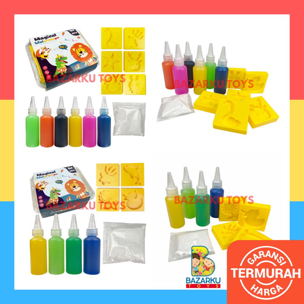 Magical Waterscape Maian Diy Anak Jelly Mainan Edukasi Anak Mainan Prakarya Anak Sensori Play Mainan Montessori Anak