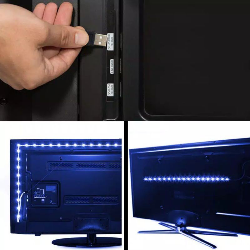 PAKET LAMPU TIDUR LED STRIP RGB SMD 5050 USB 5V HIASAN KAMAR 1M 2M 3M 4M 5M AESTETIC REMOTE 24 TOMBOL TEMPEL DINDING DISCO LID  WARNA WARNI AULIASANTY  NATAL AQUARIUM TOMBOL CEWEK COWOK GAMERS MEJA BLUETOOTH PLAFON CEILING