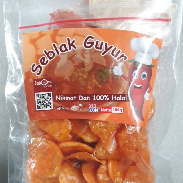 

Seblak guyur kerupuk